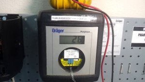 Настройка нуля и чувствительности газоанализатора Drager Polytron 3000