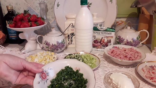 ОКРОШКА НА АЙРАНЕ С ВЕТЧИНОЙ | ОСВЕЖАЮЩАЯ И ВКУСНАЯ