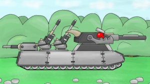 Чёрный Ратте против КВ-44 - Мультики про танки