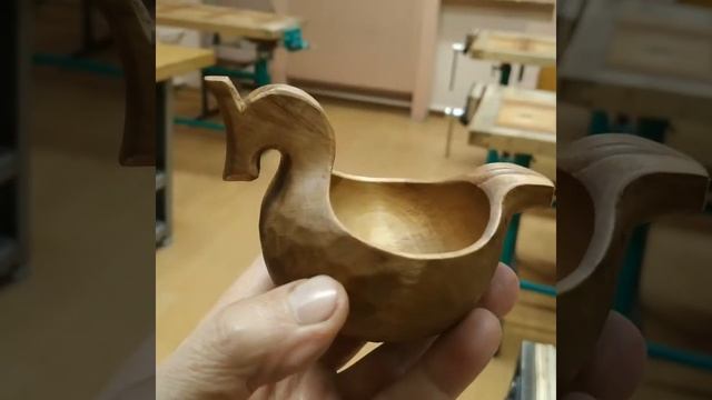 Ковшик из древесины яблони.Сделан в мастерской резьбы по дереву ДШНР#резьбаподереву