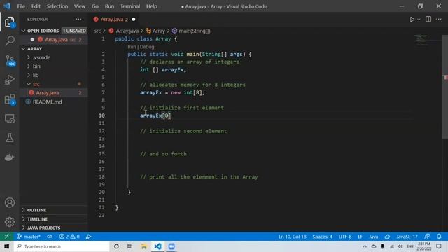 Java programming step by step -- Array смотреть онлайн