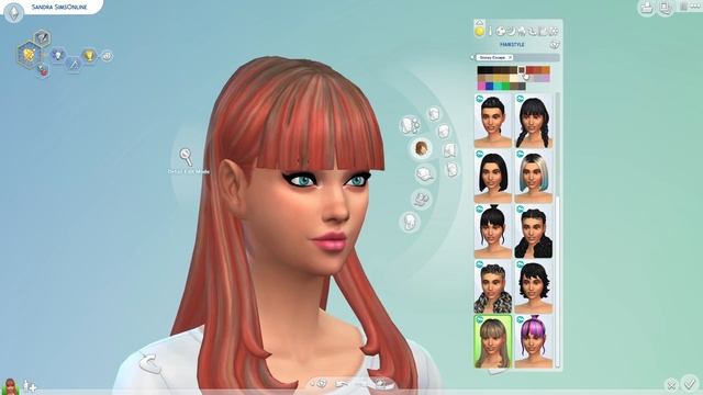 ALL Colorful Hairstyles in the New Swatches | The Sims 4 смотреть онлайн