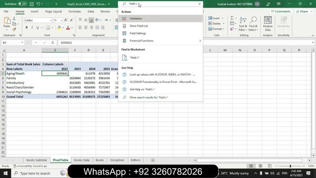 Exp22_Excel_Ch05_HOE - Sociology 1.1 | Excel Chapter 5 Hands-On Exercise - Sociology