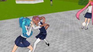 Обзор на фан игру яндере симулятор School project 7(+ссылка)