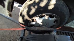 Как пользоваться ремнями и крепить авто на Лафете .