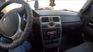 Лада Приора замена акустики и установка процессора