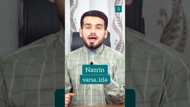 Nəzr ilə bağlı 5 sualınıza cavab! - Hasan Mammadov