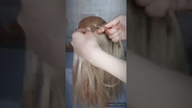 #shorts Прическа для девочек на основе кос/прическа пошагово смотреть онлайн