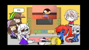 Undertale react to Frisk vs Sakuya (My Au) Read Desc