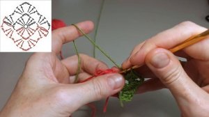 Вяжу БАБУШКИН КВАДРАТ мотив крючком ? от двух клубков, схема и мастер-класс