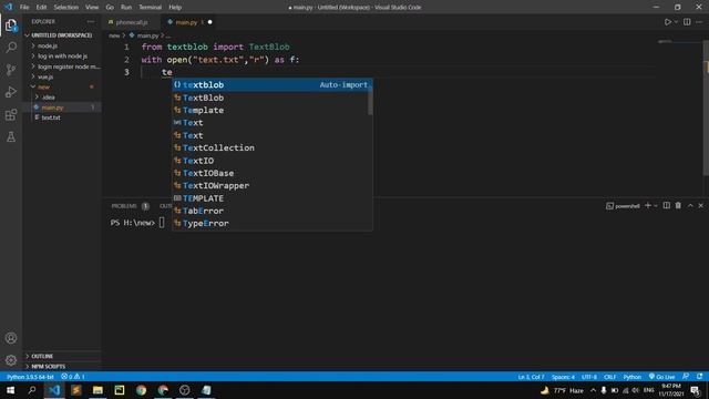 Spelling Correction in Python with TextBlob | spellchecker