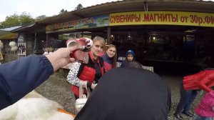 Рынок перед Азишской пещерой Адыгея Горы