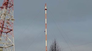 Демонтаж родной старой телевышки