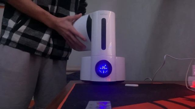 Увлажнитель воздуха KITFORT KT-2801. Бесшумный, недорогой и качественный увлажнитель! смотреть онлайн