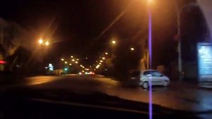 прогулка на авто по ночному городу-2