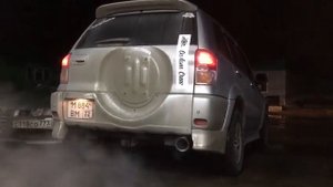 rav4.2 /3s-gte/выхлоп из нержы 63мм. /полный прямоток.