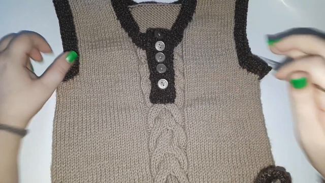 Экспресс МК: безрукавка детская с косой смотреть онлайн