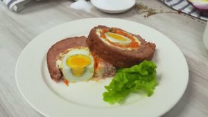 Украшение праздничного стола! Самый вкусный рулет из мясного фарша