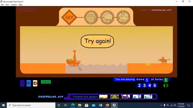 WOLF SHEEP CABBAGE PROBLEM - PLASTELINA LOGIC GAMES смотреть онлайн