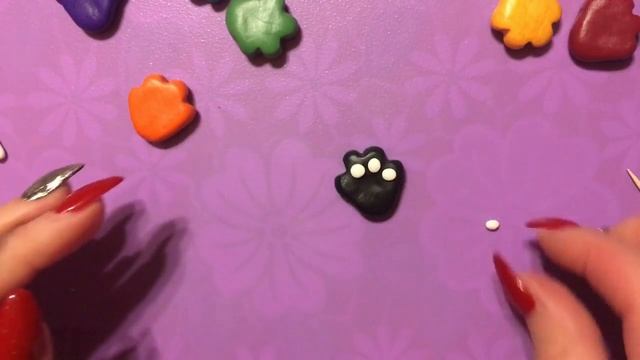 DIY  Лапки кошачьи из полимерной глины/Лепим из полимерной глины/polymer clay/Поделкин ТВ/