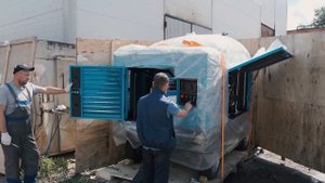 Первый пуск дизельного компрессора DALI DLCY-15/15