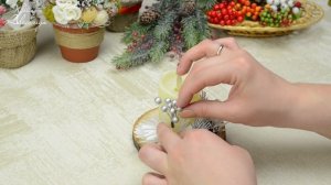 Новогодний подсвечник своими руками | DIY Christmas candlestick