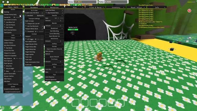 Bee Swarm Simulator Roblox Script | AutoFarm, Get Tokens, Tp, & Much More! (Pastebin 2021) смотреть онлайн