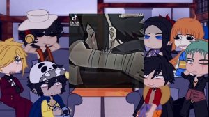 × One Piece Reacts to Naruto ×