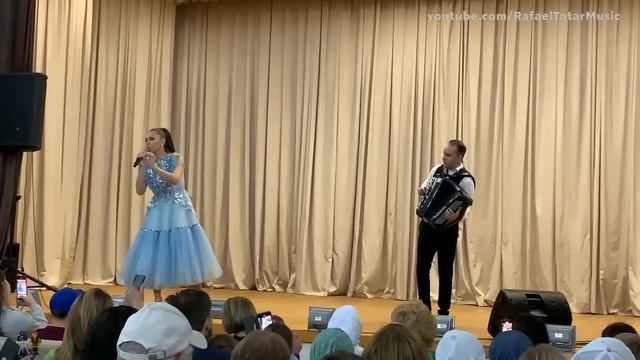Гузель Уразова и Ильдар Хакимов. Сабантуй 2023 в д. Н.Тинчали. Баян - Ильяс Шарипов