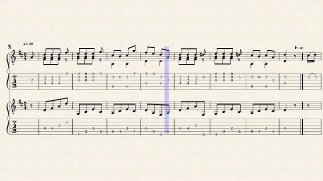 La Constance -  Ferdinando Carulli (1770 - 1841) - Tablature смотреть онлайн