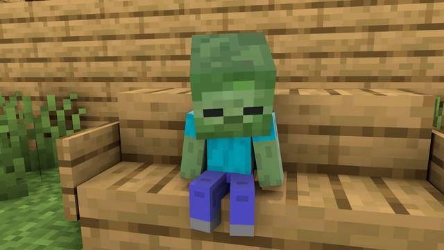Monster School : Baby Zombie Girl and Baby Zombie Boy Sad Story - Minecraft Animation смотреть онлайн