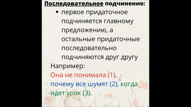 Предложение. Сложноподчиненное предложение. Комбинированное подчинение. Схема предложения