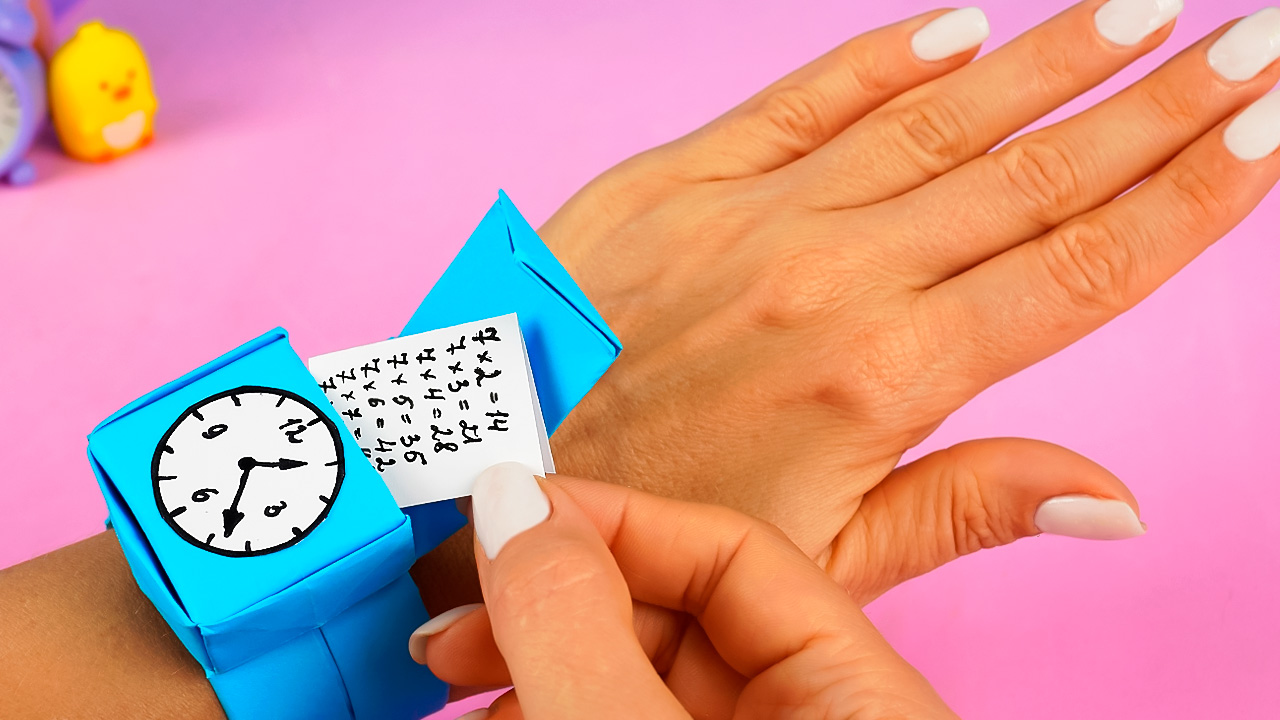 Оригами часы наручные