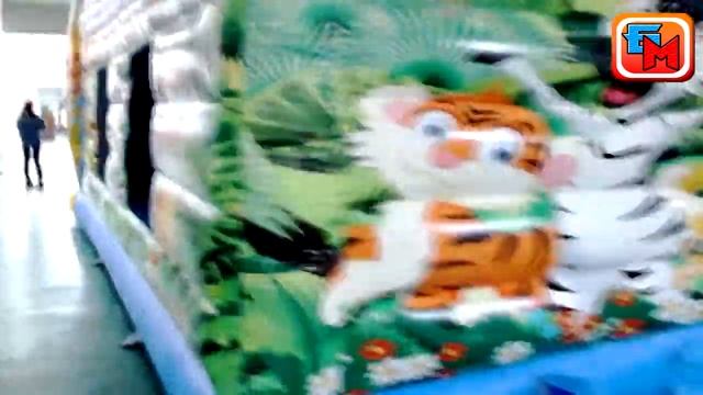 Надувной батут "Заповедник", размер 8*4*4 м от БатутМастер смотреть онлайн