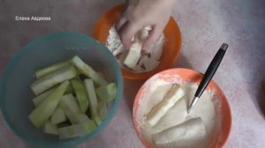 Кабачки в Кефирном Кляре