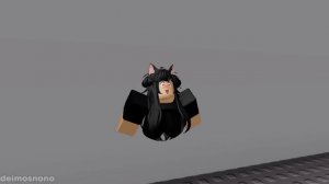 cat girl gets stuck (roblox)