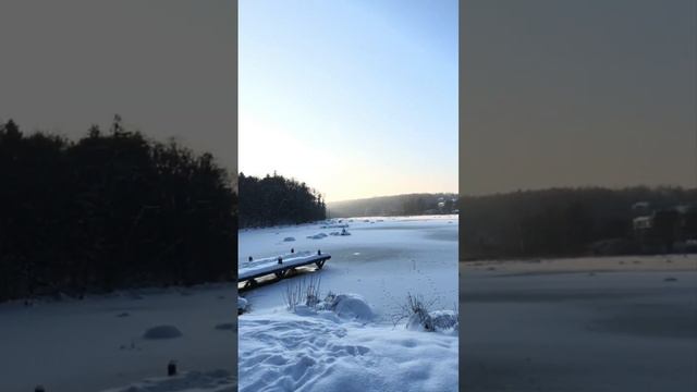 Хрустит снег под ногами Светлогорск Лебединое озеро #татьянатаранцова #клипернедвижимость