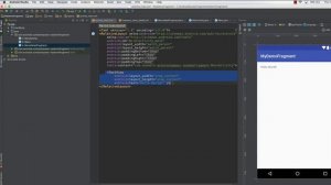 Create First Fragment Android Tutorial