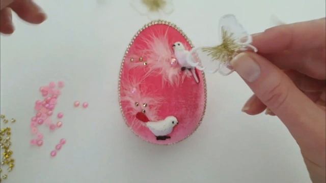 Пасхальное бархатное яйцо/ Easter egg in velvet смотреть онлайн