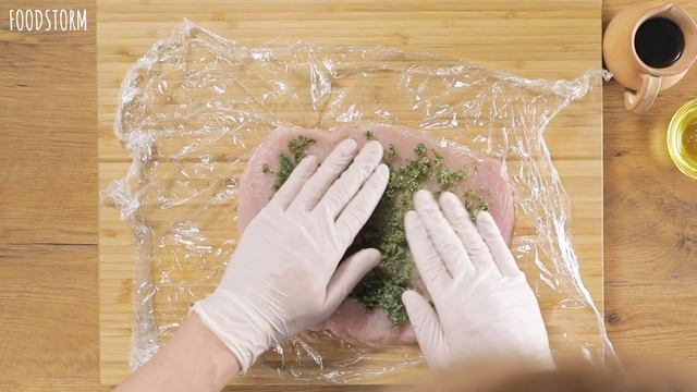 Салат с РУЛЕТОМ из ИНДЕЙКИ СУ-ВИД