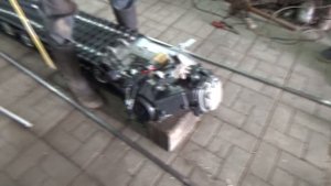 Самодельный снегоход 02 ,сборка часть №3 сборка рамы.