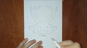 Рисуем вместе - ОЛЕНЁНКА