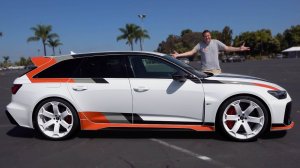 Audi RS6 Avant GT 2025 года, это ультра-ограниченный в выпуске супер-универсал