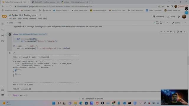 Tutorial 23: Python Unit Testing for beginners