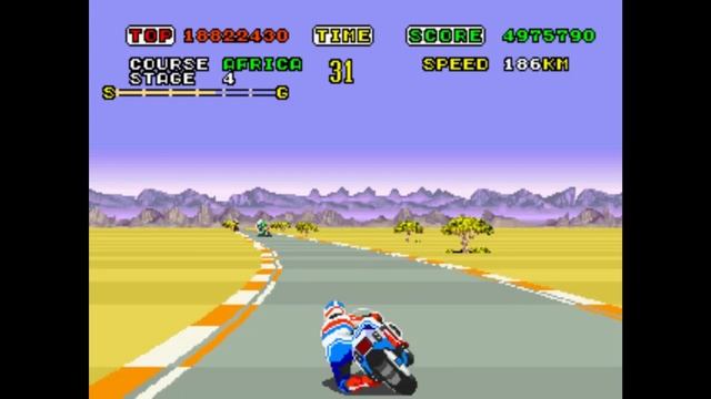 former pb: Super Hang-On (Arcade, Sit Down), Beginner course, IGT 3'02"21 смотреть онлайн