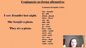 Past Simple - Irregular verbs