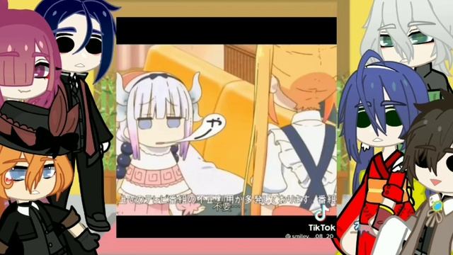 bsd react to kanna kamui \\Miss Kobayashi's Dragon Maid ||蒼淵CA смотреть онлайн