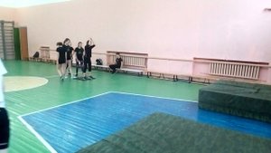 Тройной прыжок с места.