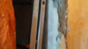 Демонтаж старых межкомнатных дверей. Проёмы.