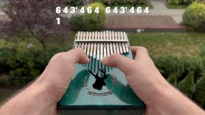 Interstellar Main Theme, Hans Zimmer - Kalimba Cover (Tutorial)